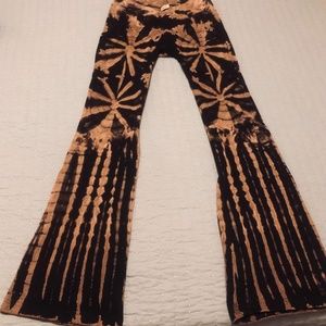 Tye Dye Knit Flares- Small